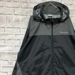 コロンビア　マウンテンパーカー　ブラックXL ロゴ刺繍アウトドア0108