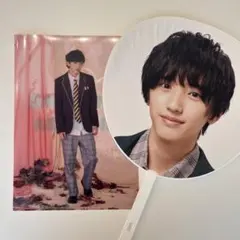 なにわ男子　道枝駿佑　うちわ・クリアファイル