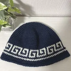 260クラシックハット☆クラッシャーハット☆バケットハット☆手編みニット帽