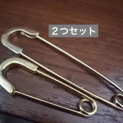 キルトピン　2つセット　おしゃれ　プリーツスカートやマフラーにつけて…