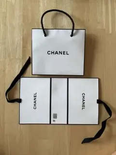 CHANEL ショッピングバッグ ホワイト
