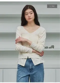 etre tokyo フロントホックソフトプルオーバー - メルカリ