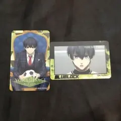 潔世一 2枚セット ☆ ブルーロック クリアカード