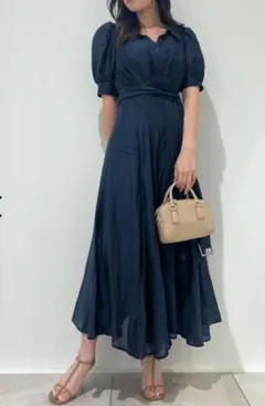SNIDEL(スナイデル) カシュクールシャツワンピース サイズ１のサムネイル