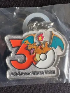 リザードン　ポケモン 30周年 メタルチャームマスコット