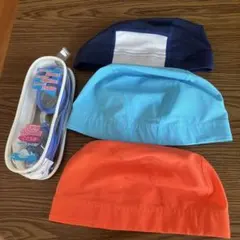 子供用水泳ゴーグルとキャップセット