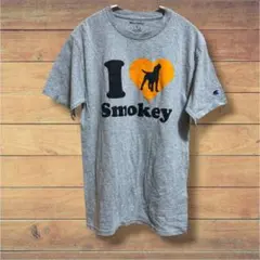チャンピオン テネシー大学 スモーキー 犬 カレッジTシャツ Mグレー
