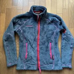MAMMUT フリースジャケット ダークブルー/ピンク ◆美品 XS