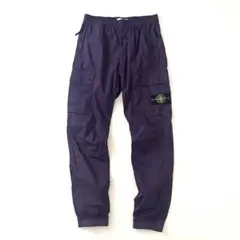【美品】ストーンアイランド　カーゴパンツ　ガーメントダイ　TYPE RE-T　紫のサムネイル