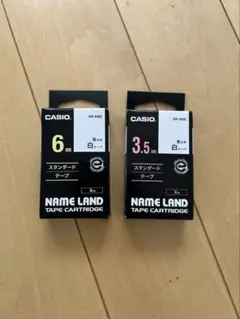 CASIO NAME LAND テープカートリッジ 6mm 3.5mm