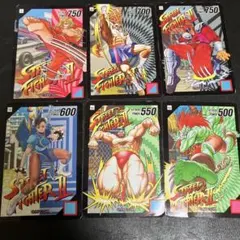 スーパーバーコードウォーズ　ストリートファイターII 　春麗 カード 4枚セット ストリートファイターⅡ カードダス バーコードウォーズ 全40種 フルコンプ