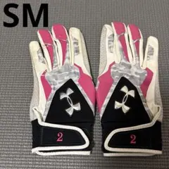 アンダーアーマー バッティンググローブ バッティング手袋 SM ピンク