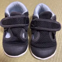 【値下げ】Converse ベビーサンダル ブラック×ブルー　14cm