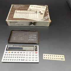 SHARP PC-1245ポケットコンピュータレトロ BASIC入門 動作未確認