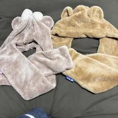 ダッフィー　シェリーメイ　マフラーキャップ