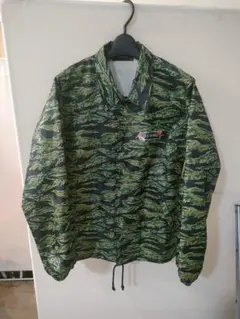 DOWBL ハイビスカス タイガーストライプ 迷彩 コーチ ジャケット