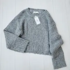 未使用ROPE’ PICNICラメリリーショートニットプルオーバー