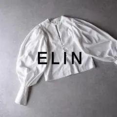 ■専用■美品 ELIN 3,6万 ボリュームスリーブブラウス ホワイト エリン