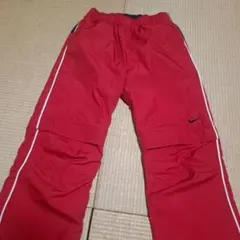 Nike 赤 ジャージパンツ 120cm