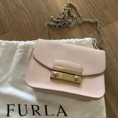 FURLA ピンク メトロポリス　保存袋付き