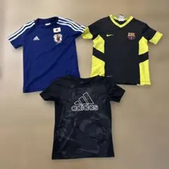 サッカーウェア3点セット adidas Nike 130