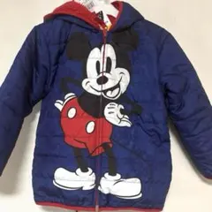 ミッキー　リバーシブル　ボアコート