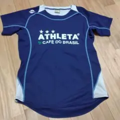 ATHLETA 半袖 サッカーシャツ 160 ネイビー プラクティスシャツ