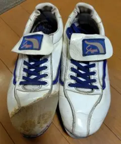 Slugger 野球スパイク ホワイト ブルーのサムネイル