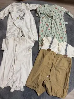 スヌーピー ロンパース 4点セット　サイズ60-80