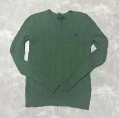 POLO RALPH LAUREN ケーブル編みニット セーター カシミヤ混