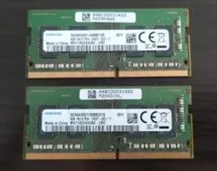 SAMSUNG 4GB PC4-2400T(2枚) 合計8GB DDR4