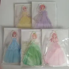 五等分の花嫁展 アクリルスタンド 一花 二乃 三玖 四葉 五月