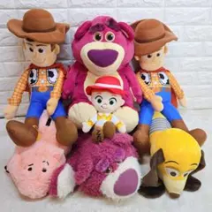★新品★トイストーリー超超BIGぬいぐるみ 6点 ピクサー 30周年 ウッディ ☆新品☆トイストーリー超超BIGぬいぐるみ 6点 ピクサー 30周年