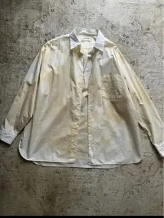 マーカウェア コンフォートフィットシャツ タイダイ染め ブラウン サイズ1