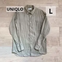 UNIQLO ユニクロ プレミアムリネンシャツ 長袖シャツ 麻 リネン