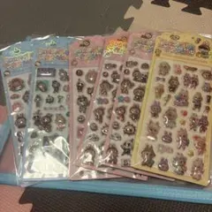 在庫整理の為おまとめ！ラブブ3Dデコレーションステッカー 6枚セット