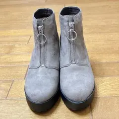 【新品】オリエンタルトラフィック 厚底ブーツ スエード S