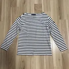 SAINT JAMES ウエッソン　 ボーダー　生成り/ 黒　T1 XS