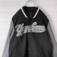 ダ*ュ様 MLB NYヤンキース　バーシティジャケット　スタジャン　古着