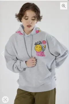 RODEO CROWNS HOOD DECORATION パーカーＬ