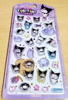 サンリオ　Tok!Tok!　ステッカー　ドロップシール　クロミ