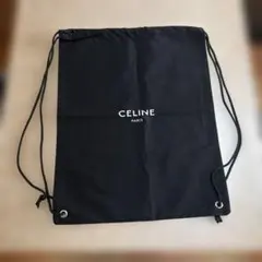 CELINE ノベルティ ナップサック　非売品　黒　巾着　保存バッグ　セリーヌのサムネイル