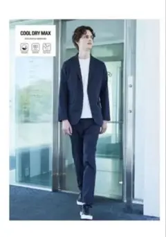 ABAHOUSE GRAY COOL DRY セットアップスーツ サイズ48のサムネイル