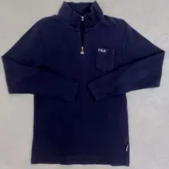FILA ネイビー ジップアップトレーナー