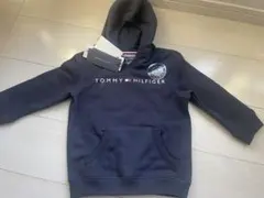 TOMMY HILFIGER フード付きトレーナー ネイビー