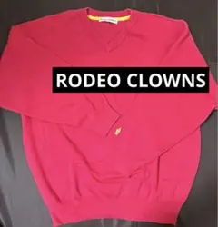 ロデオクラウンズ　Ｖネックセーター　プルオーバー