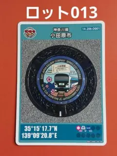 ★ロット013！！★マンホールカード☆神奈川県☆小田原市★14-206-D001