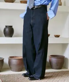 soerte wide straight denim pants 値下げなしのサムネイル