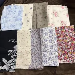 花柄の布地セット