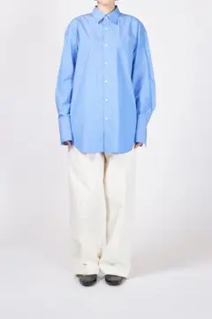 25ss オーラリー　ストライプシャツ